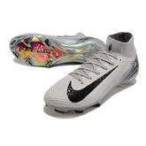 Chuteira Campo Nike Air Zoom Mercurial Superfly 10 Elite FG Cinza